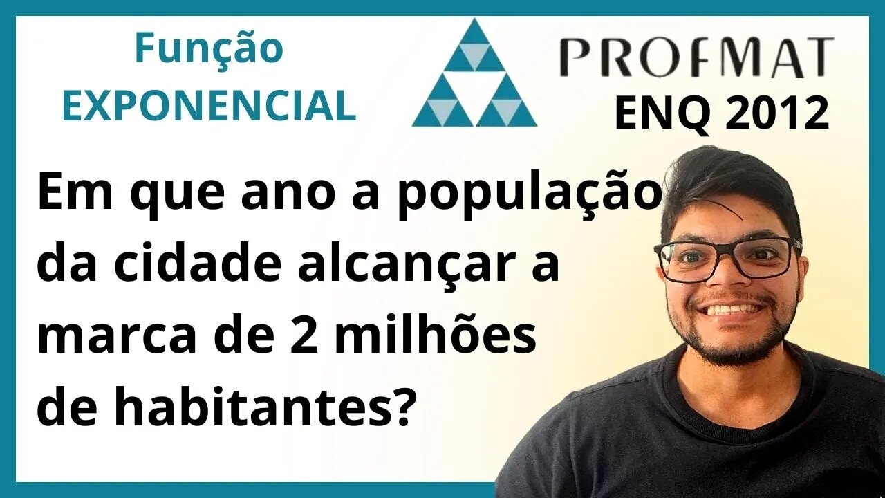 Função exponencial exercícios (PROFMAT ) Observações por longo tempo mostram que, após períodos...