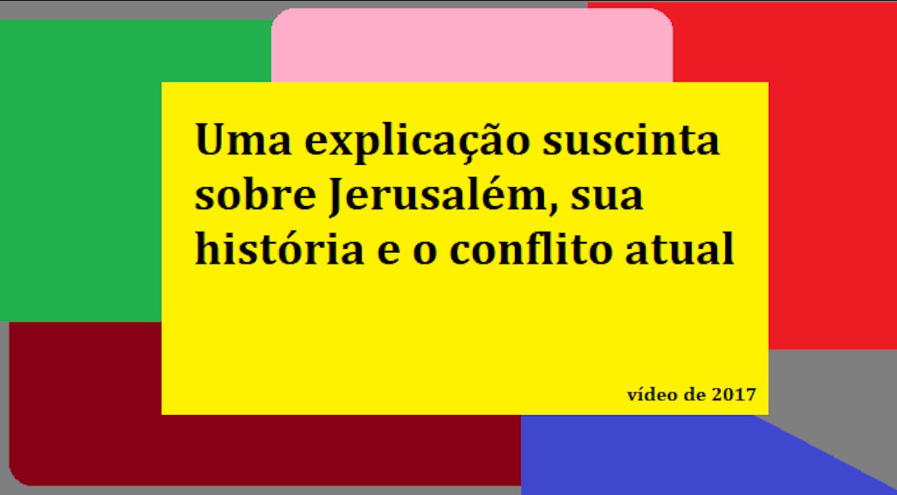 Vídeo da Hebraica explica sobre Jerusalém e muçulmanos