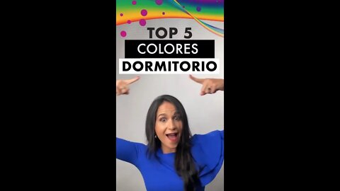 😍 TOP 5 Colores DORMITORIOS! Tu favorito??? Sígueme @Zahira Cury para más tips de diseño!