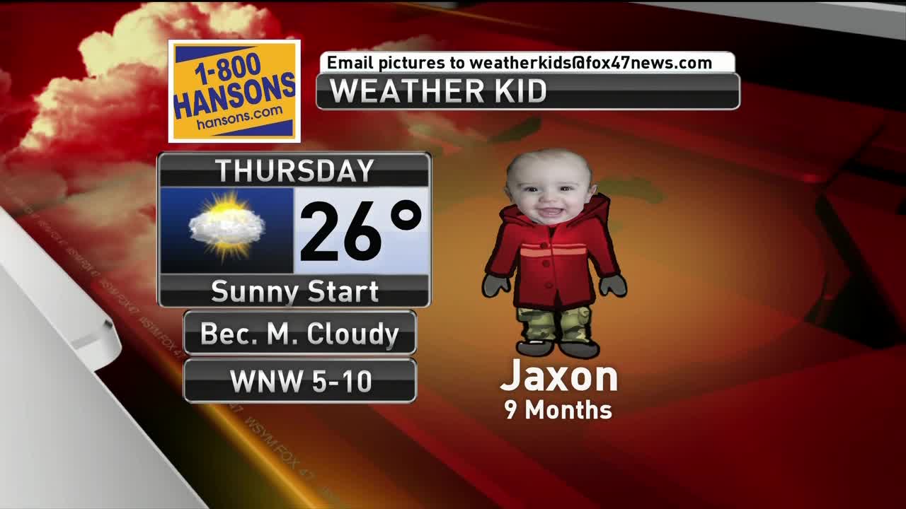 Weather Kid - Jaxon - 3/7/19