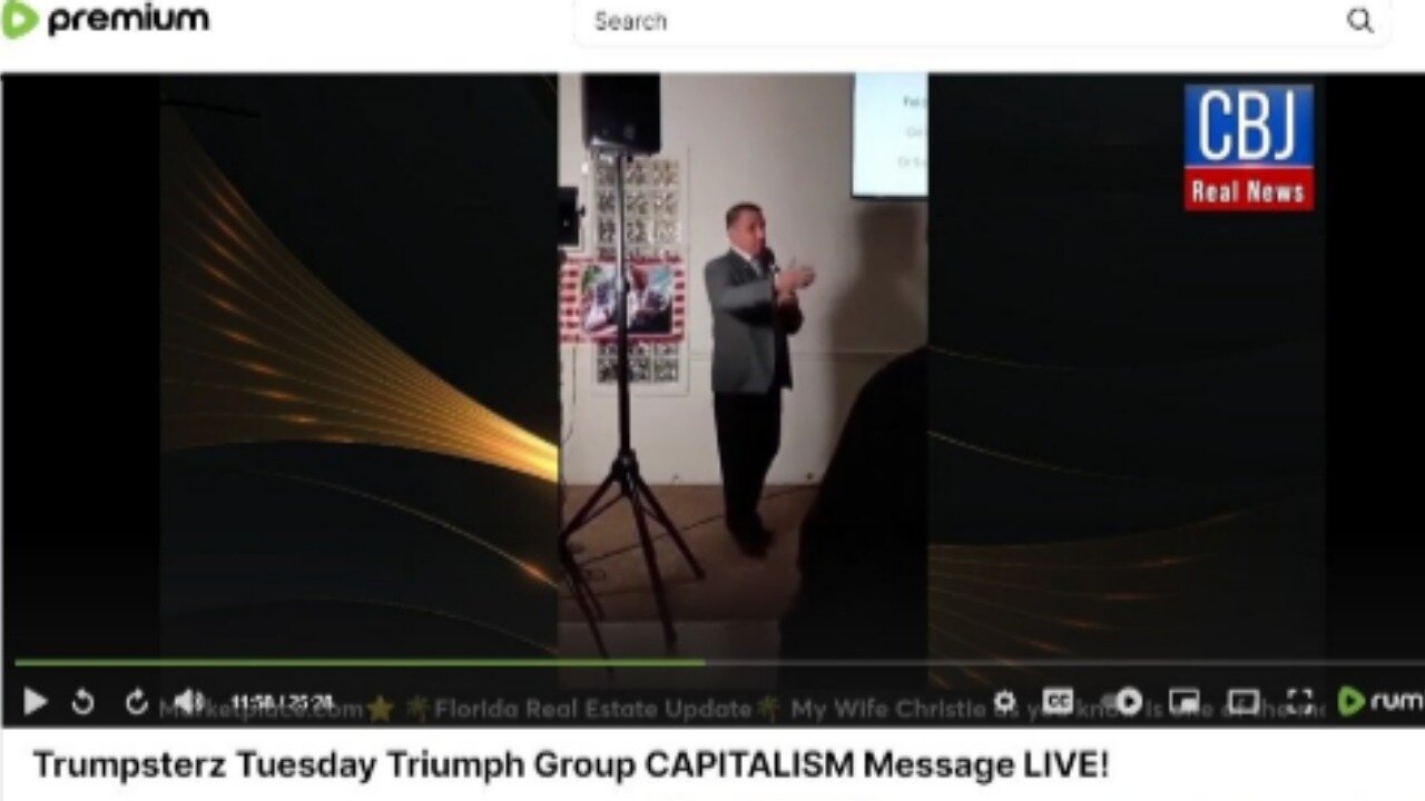 Trumpsterz Tuesday Triumph Group CAPITALISM Message LIVE!