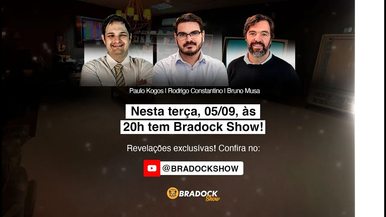 Bradock Show - 05/09/23 - Rodrigo Constantino, Paulo Kogos e Bruno Musa