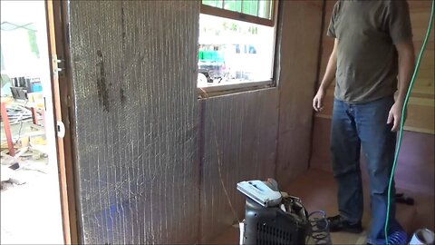 Started Paneling Second Wall Of My Tiny House Living Room S18