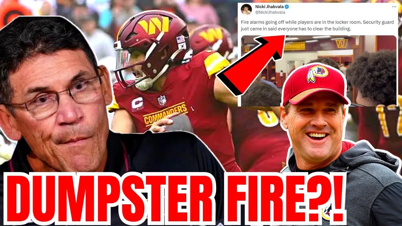 FIRE ALARMS SOUND at FEDEX FIELD! Ron Rivera NOT FIRED YET! Jay Gruden CLOWNS Commanders! NFL |