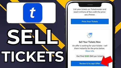 HOW TO SELL TICKETS ON TICKETMASTER