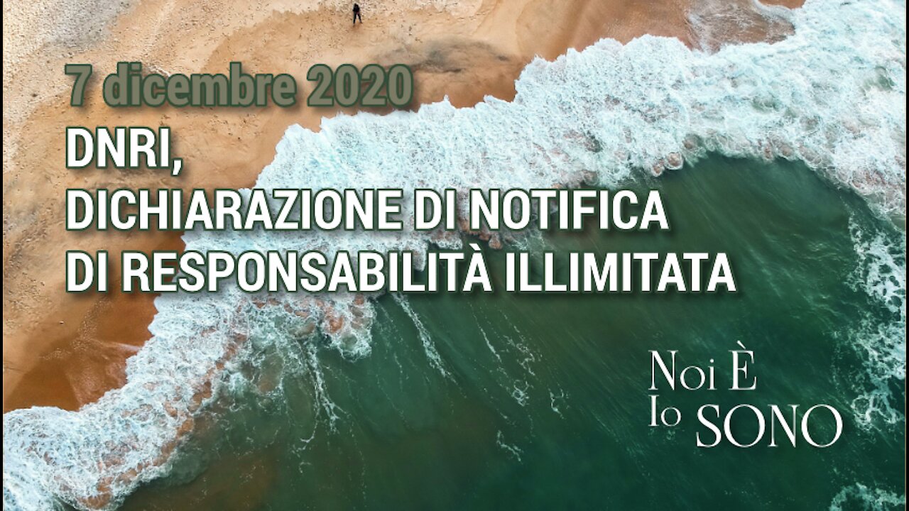 DNRI, Dichiarazione di Notifica di Responsabilità Illimitata