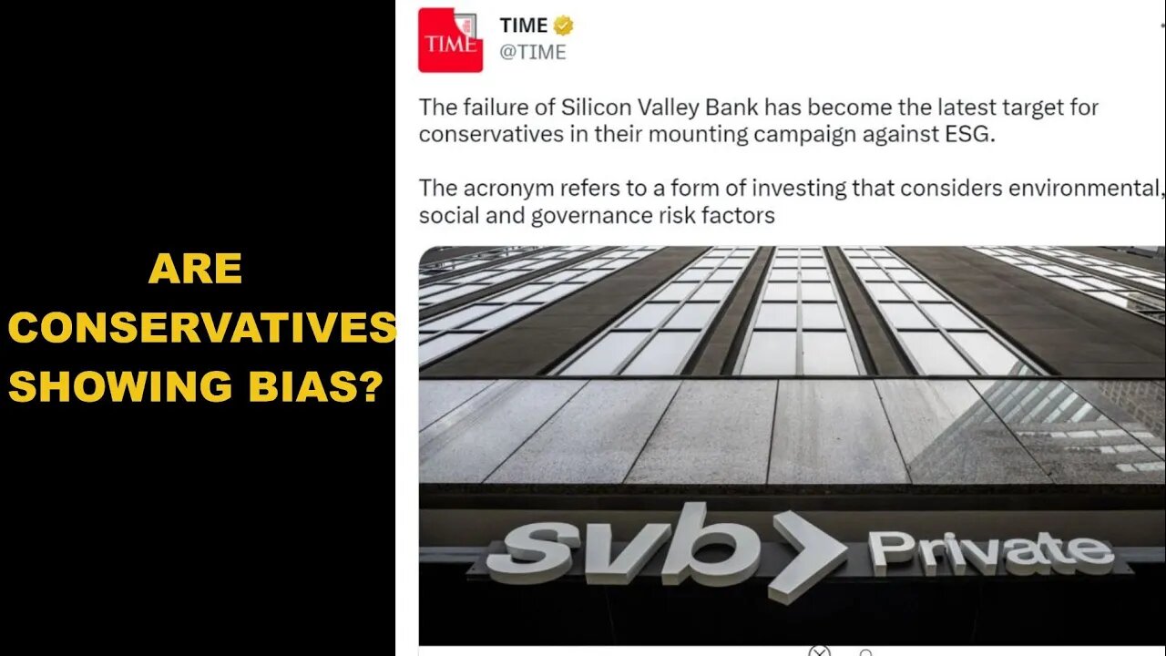 Conservatives Would Defend SVB If Farmers Invested?