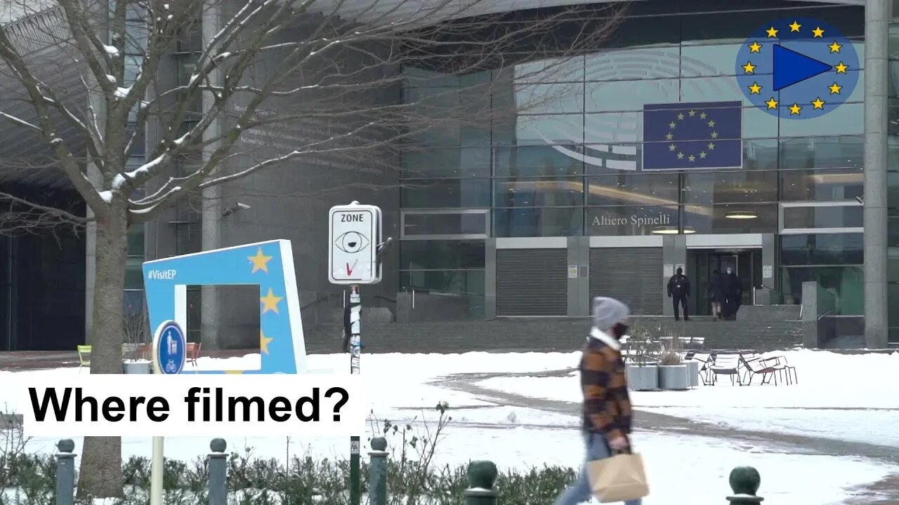 🇪🇺 Plenary Session of European Parliament in Brussels 2021: Exterior & Interior Shots 🇪🇺