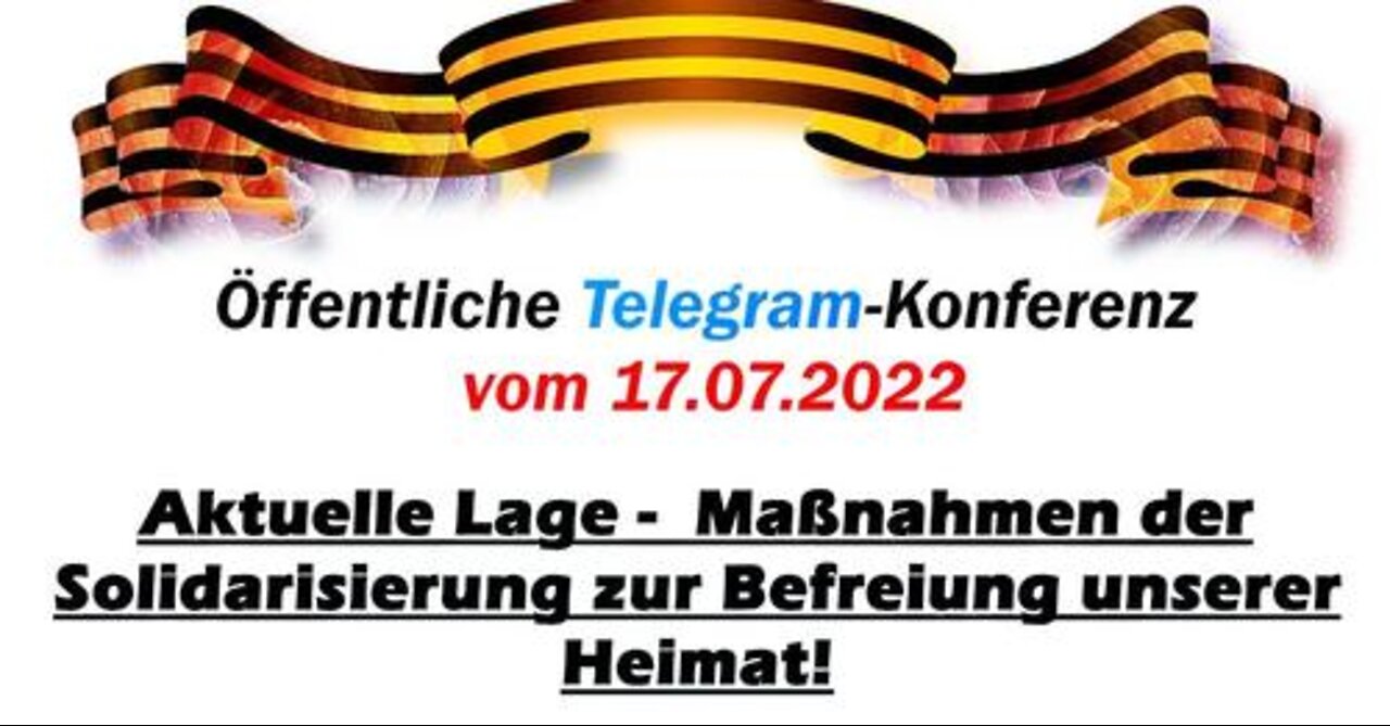 Öffentliche Telegram-Konferenz Maßnahmen der Solidarisierung zur Befreiung unserer Heimat!