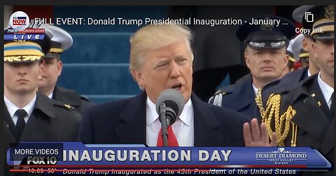 DONALD J TRUMP PRESIDENTIAL INAUGURATION JANUARY 20, 2017