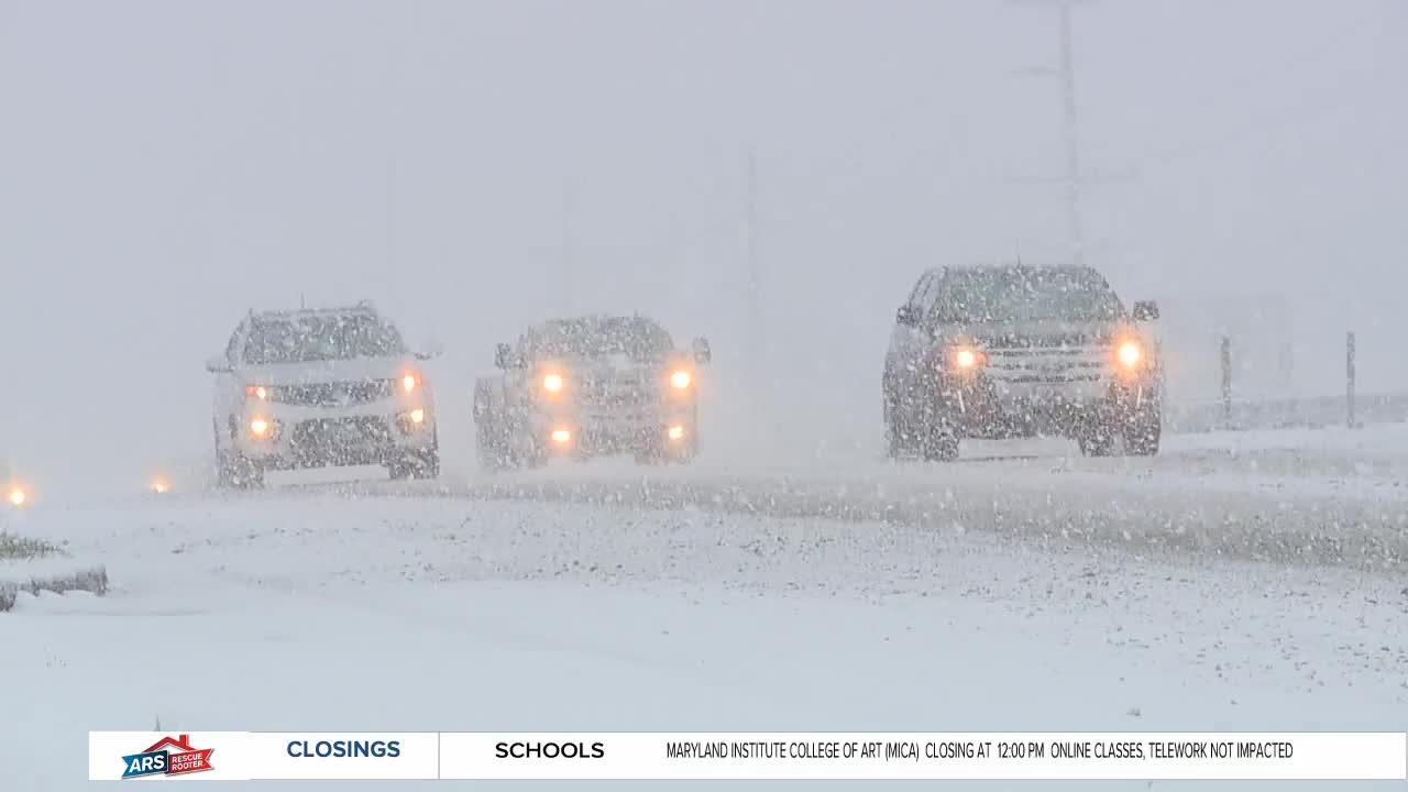 Tracking the snow in Carroll County