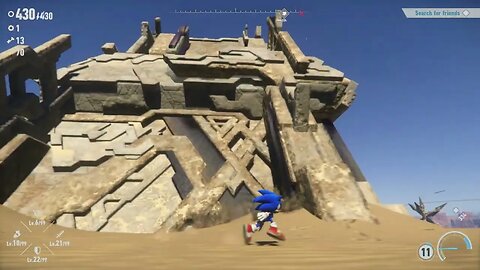 Sonic Frontiers Episode 13 Sanctuary stage and fighting many constructs