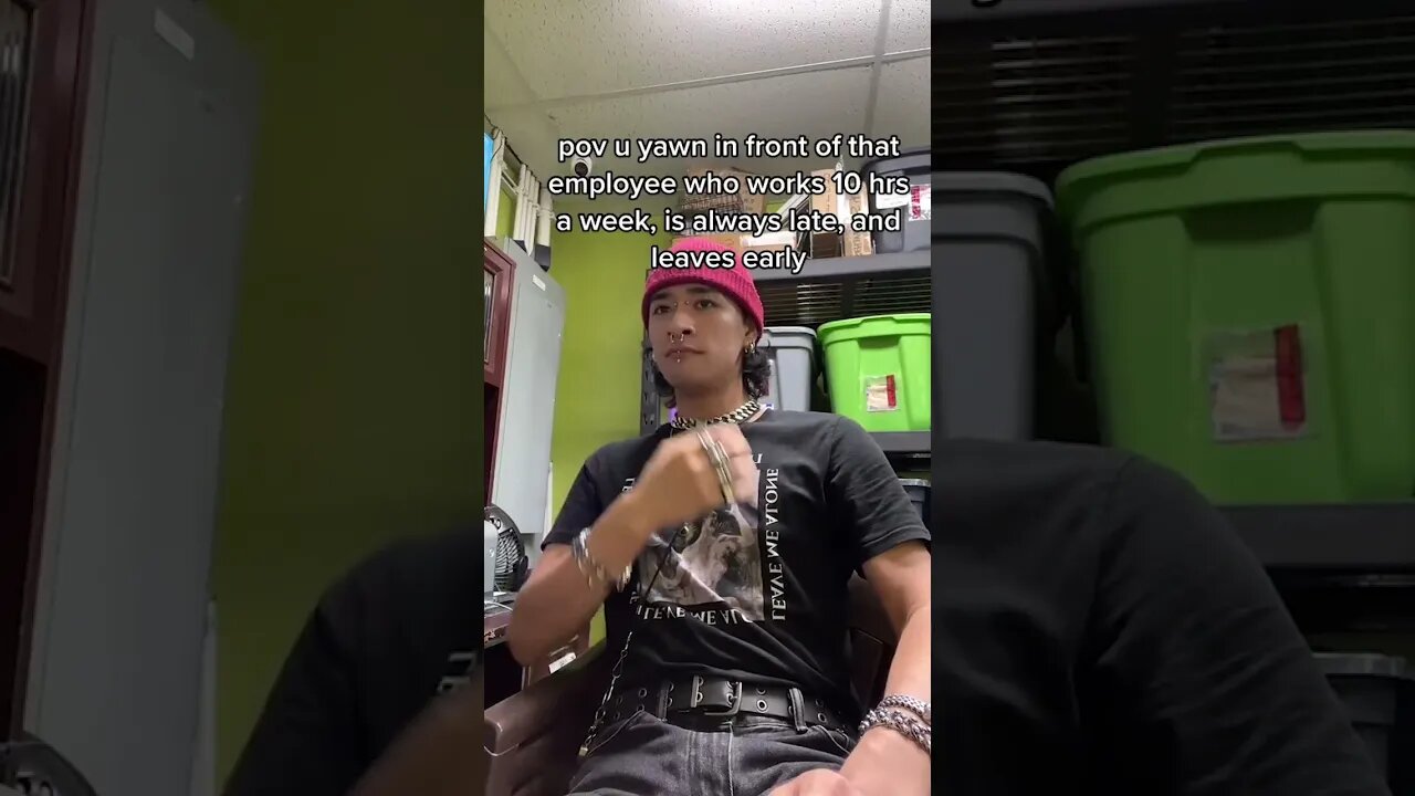 Pov U Yawn In Front Of That Employee Who Works 10 His Video By Tsumakayoshin #Shorts