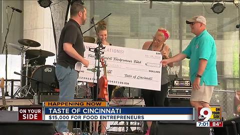 Food entrepreneurs get big donation