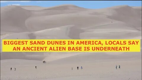 Biggest Sand Dunes in America, Locals Say Ancient Alien Base is Underneath, National Sand Dunes, CO