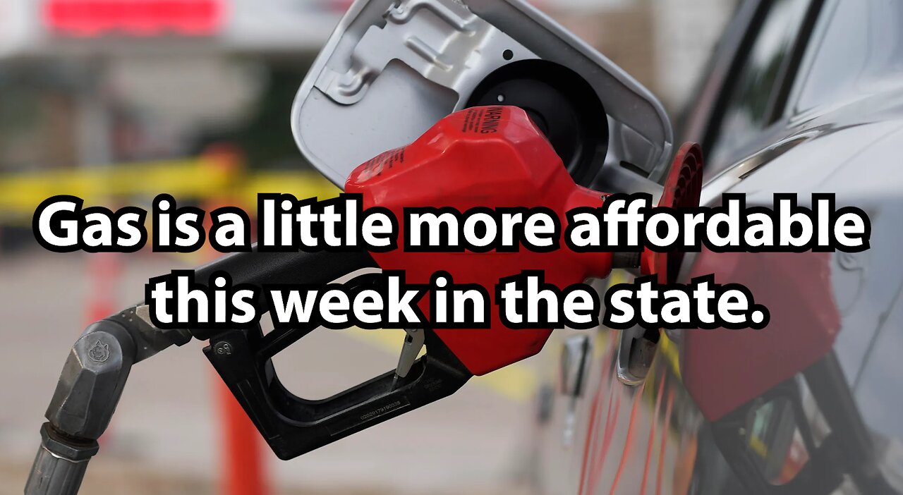 Gas is a little more affordable this week in the state.