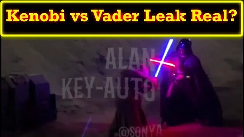 Obi-Wan Kenobi vs Darth Vader Leak! Is It Real? Doesn't Matter Cuz Disney Star Wars is Still TRASH!