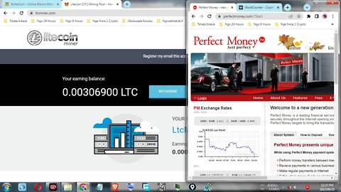 How To Make Money By Using Free Litecoin Miner At LTCMiner Step By Step & Withdraw At Perfect Money