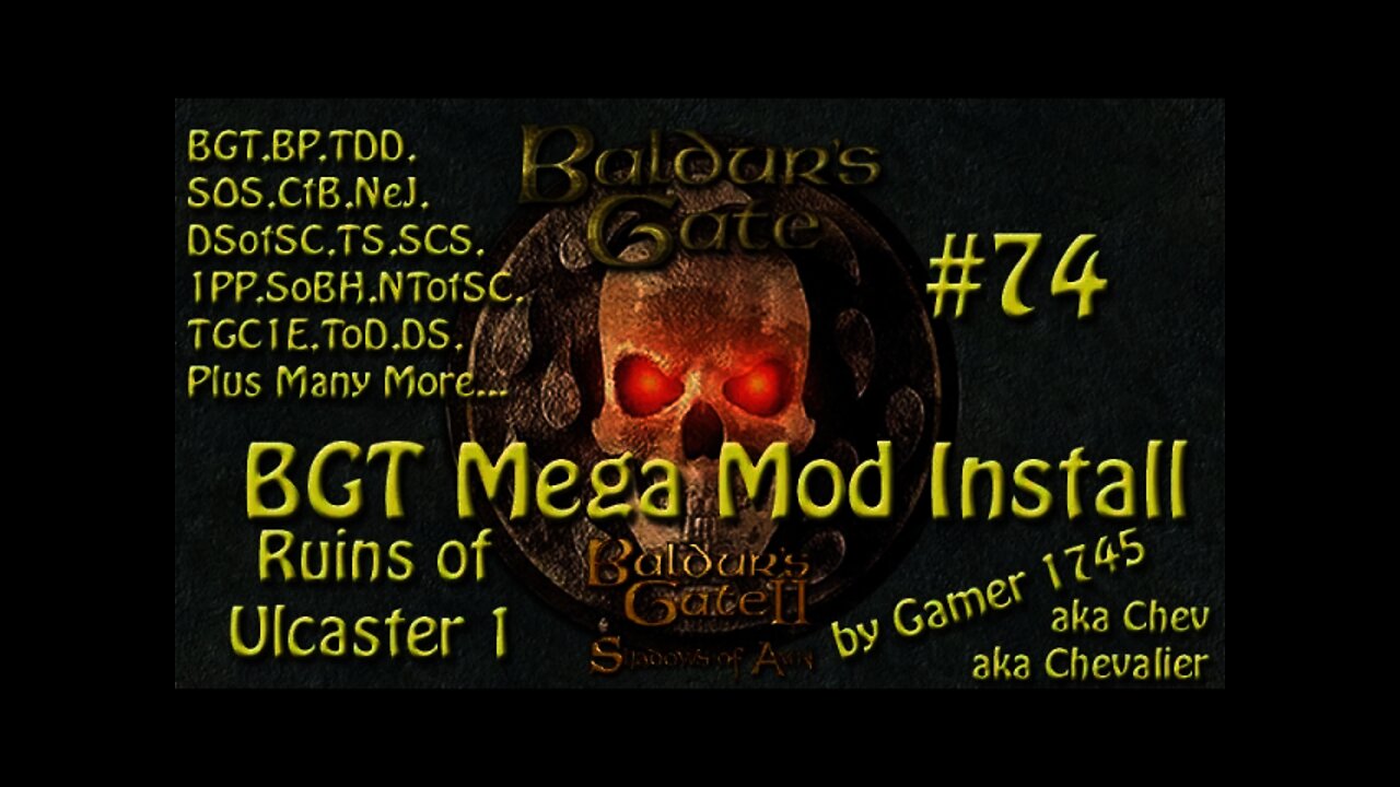 Let's Play Baldur's Gate Trilogy Mega Mod Part 74 - Ruins of Ulcaster