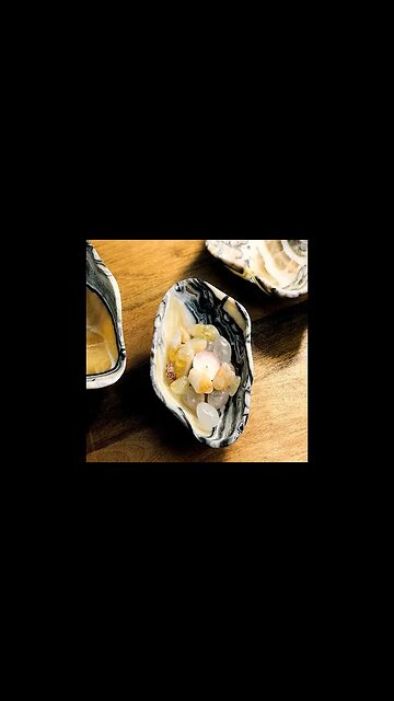 MEXICAN ONYX FREEFORM DISH - STONE BOWL (RK801B6)