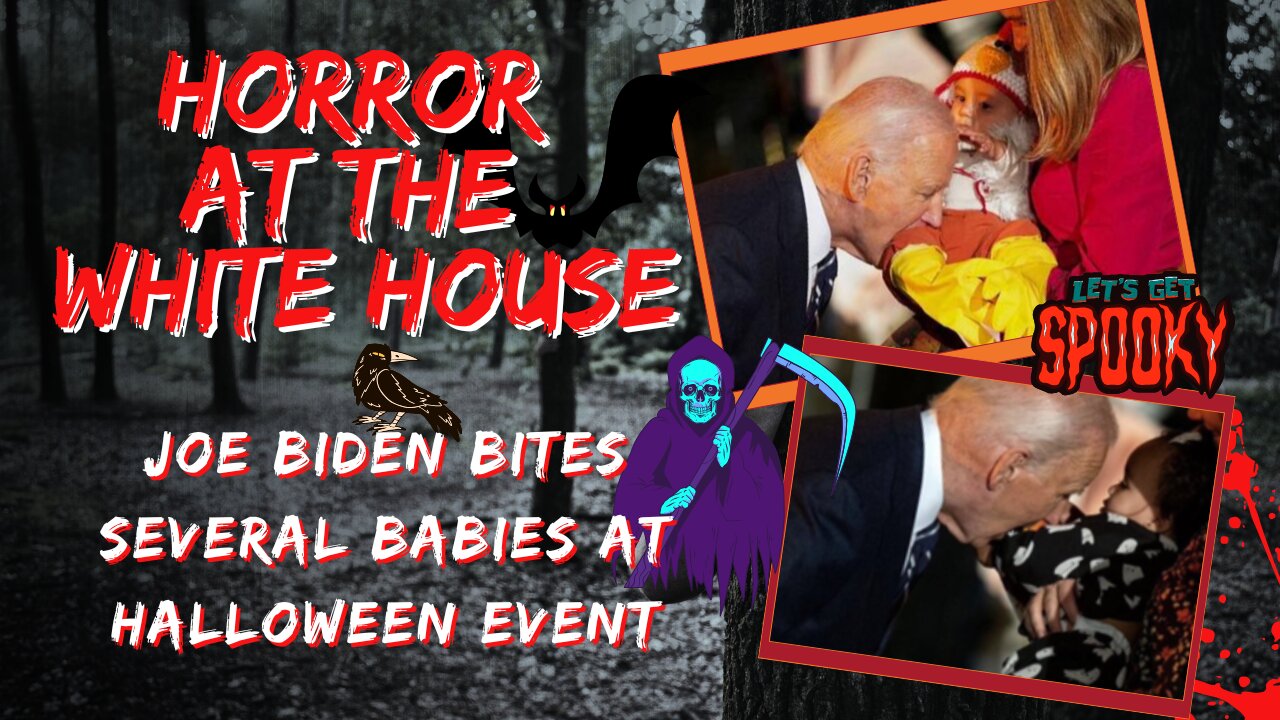 Horror at the White House - Joe Biden Bites Several Babies at Halloween Event