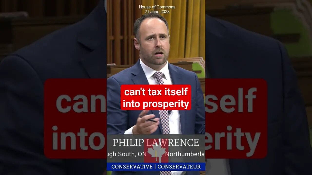 A nation can't tax itself into prosperity