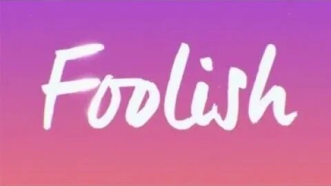 Are you a foolish person?