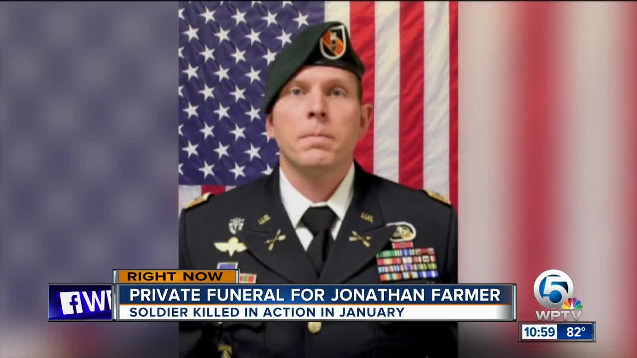 Funeral services held for Palm Beach County soldier killed in Syria