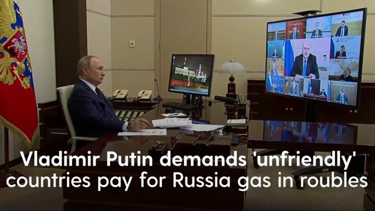 Vladimir Putin demands 'unfriendly' countries to pay for Russian gas in Rubles/Vladimir Putin latest news