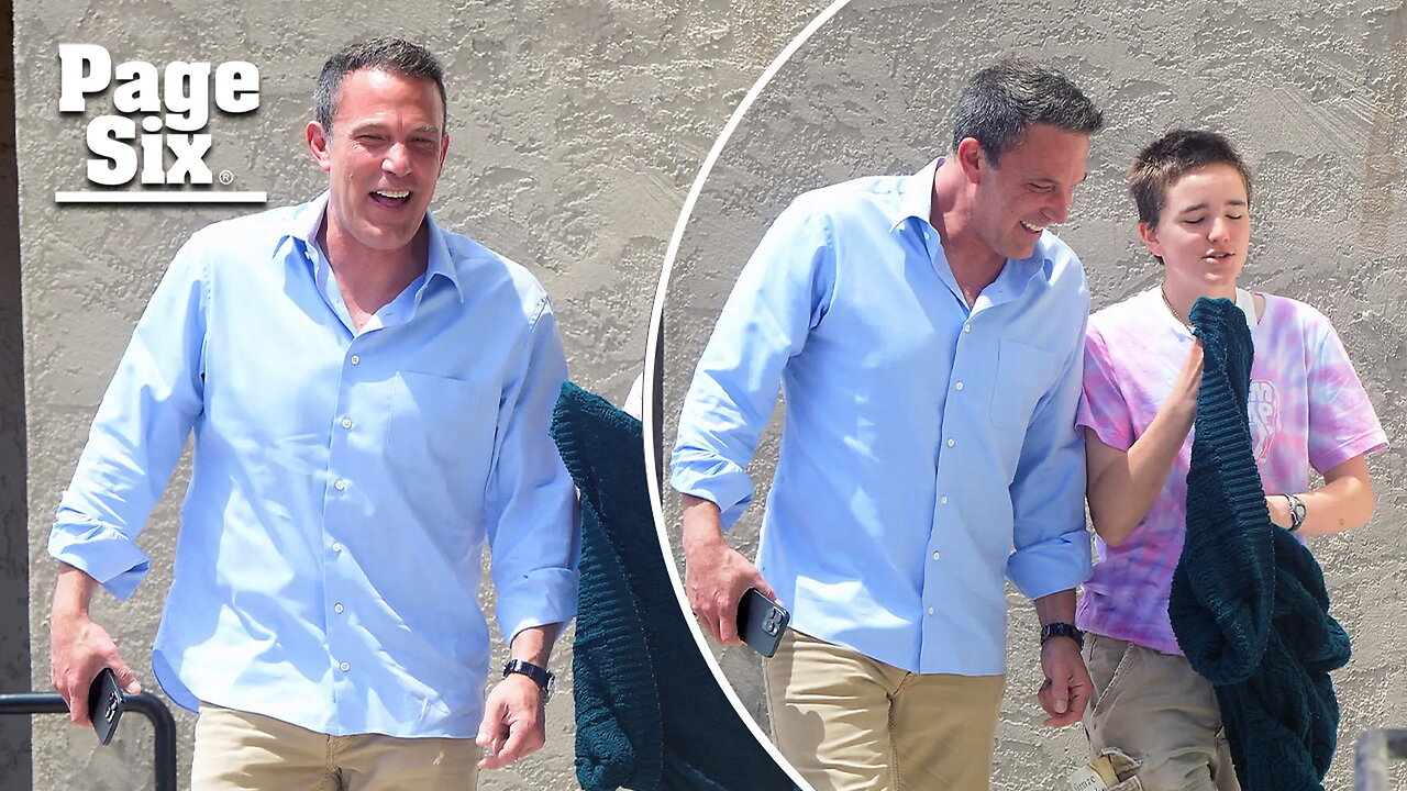 Elated-looking Ben Affleck puts his wedding ring back on for outing with Seraphina