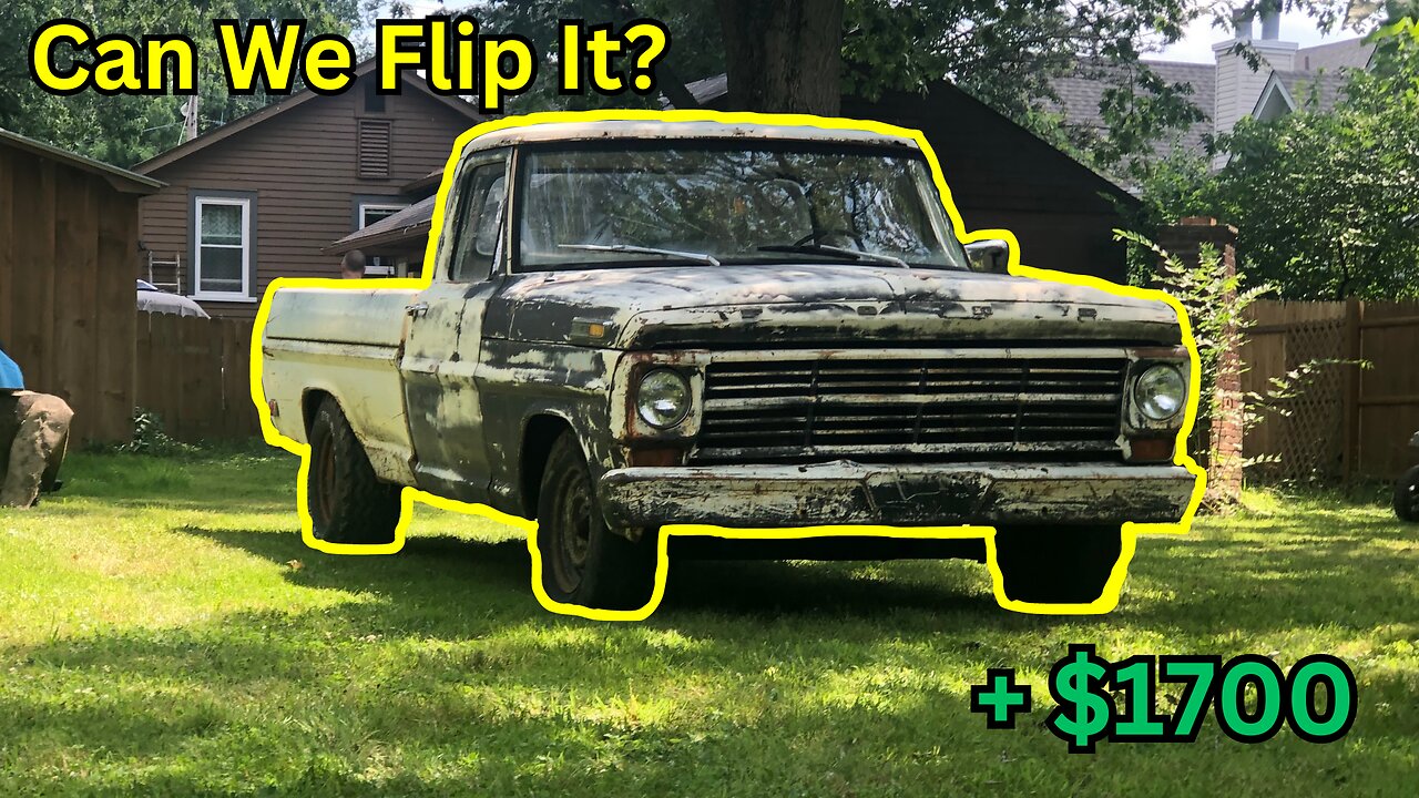 Can I Make Money Flipping a 1968 F100 I Bought for $700?