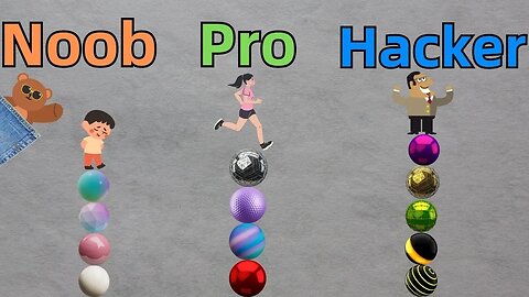 NOOB vs PRO vs HACKER - Stack Rider | @PocketBear470