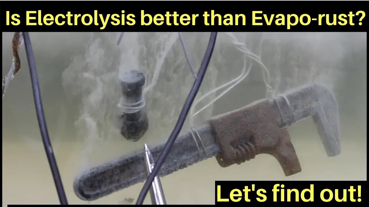 Is Electrolysis better than Evapo-Rust? Let's find out!
