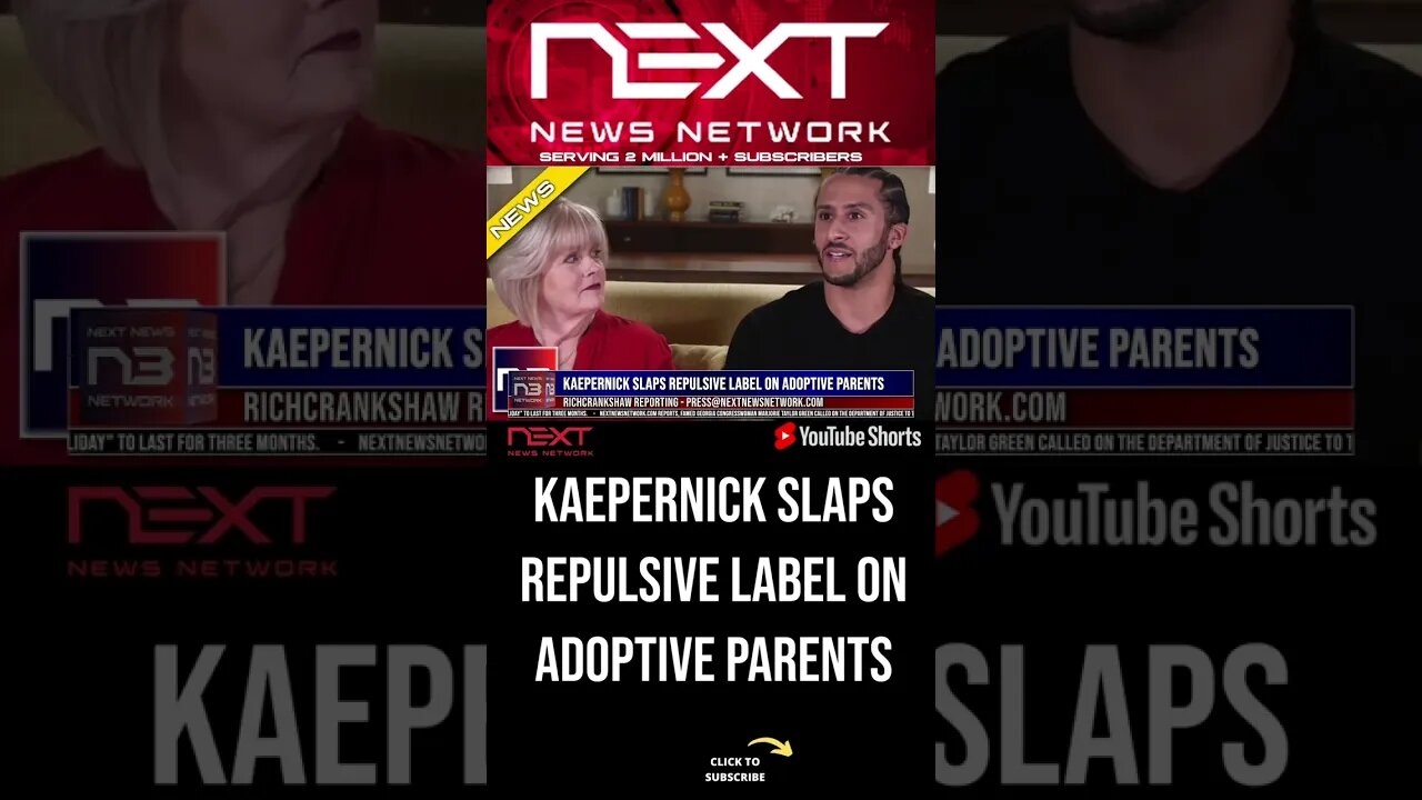 Kaepernick Slaps Repulsive Label on Adoptive Parents #shorts