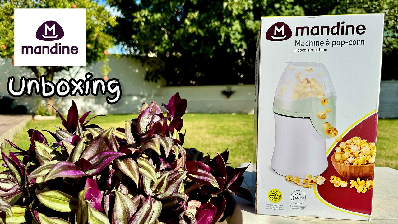 Mandine MPC100-18 Popcorn Maker Unboxing