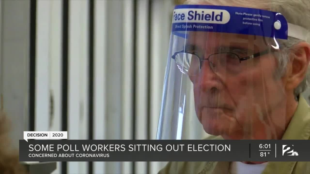 Some poll workers sitting out election