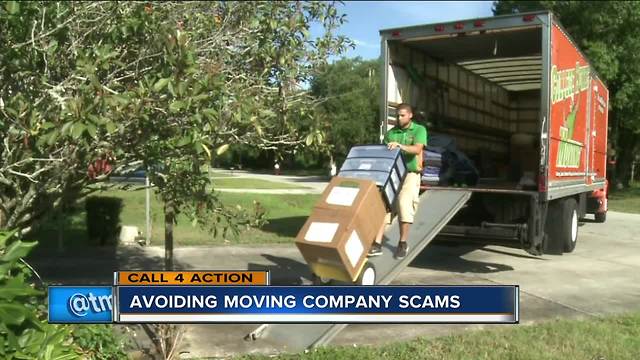 Tips to avoid moving company scams