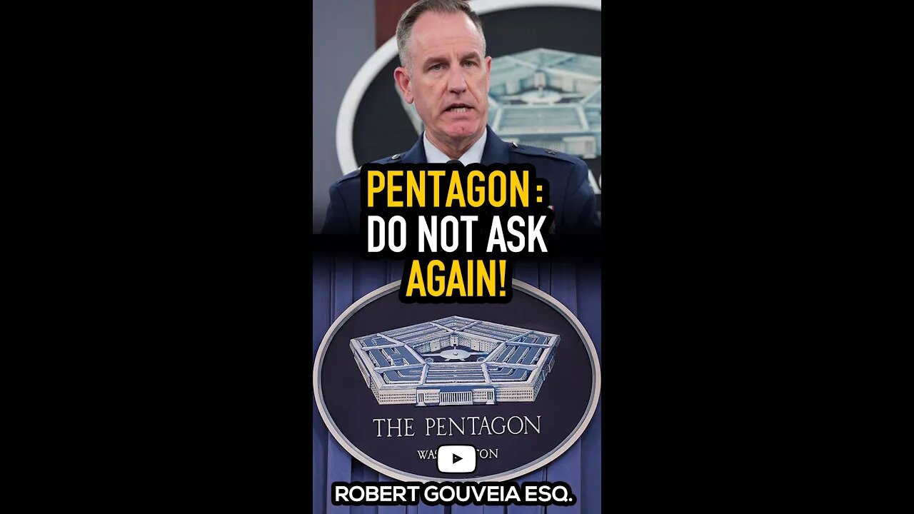 Pentagon: Do Not Ask Again! #shorts