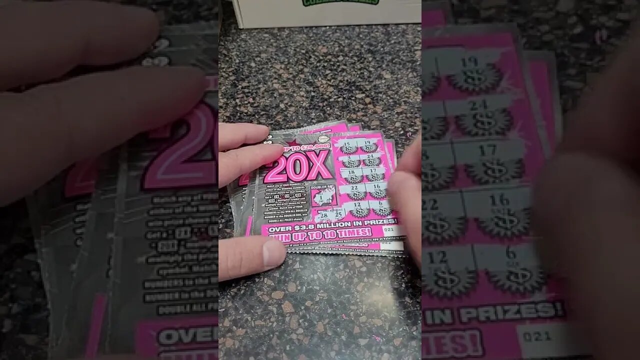 $2 Lottery Ticket Scratch Off 20X