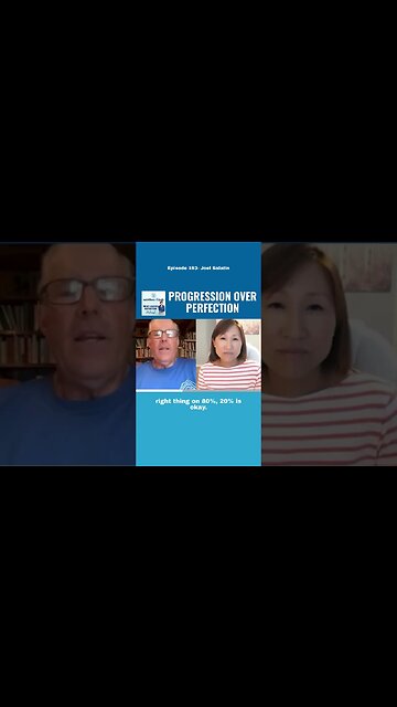 Progress over perfection.