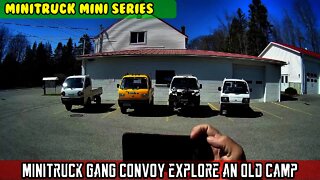 Mini-Truck (SE04 E13) 4 minis go exploring, find an old camp in CT #minitruckgang