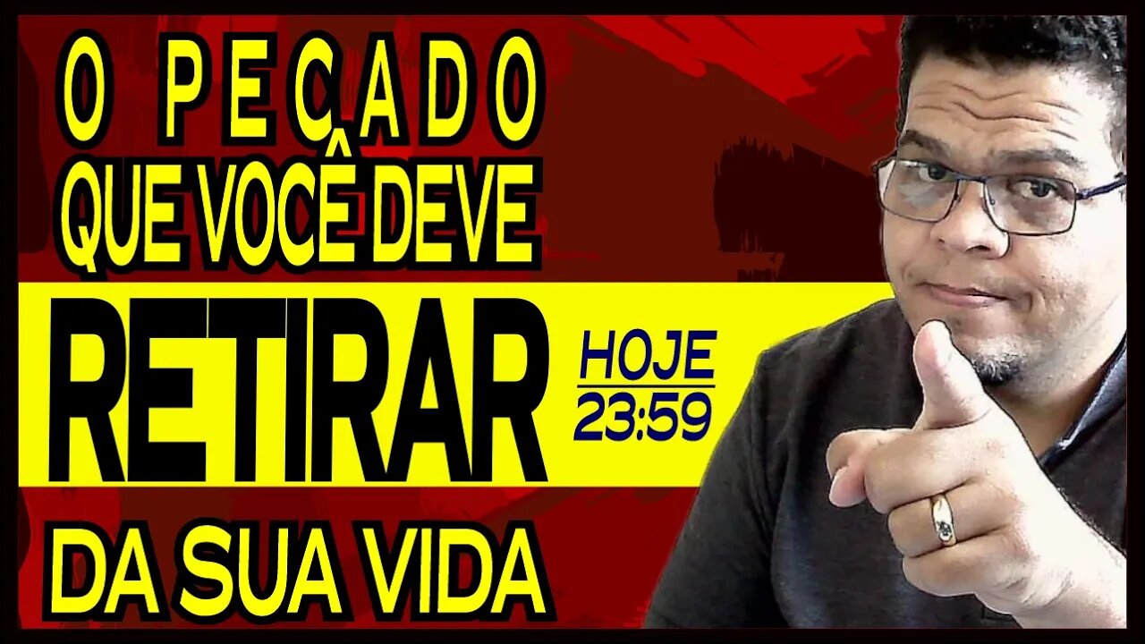 🔴LIVE - O Pecado que eu mais gosto é! Pr Miquéias Tiago [#ep 274]