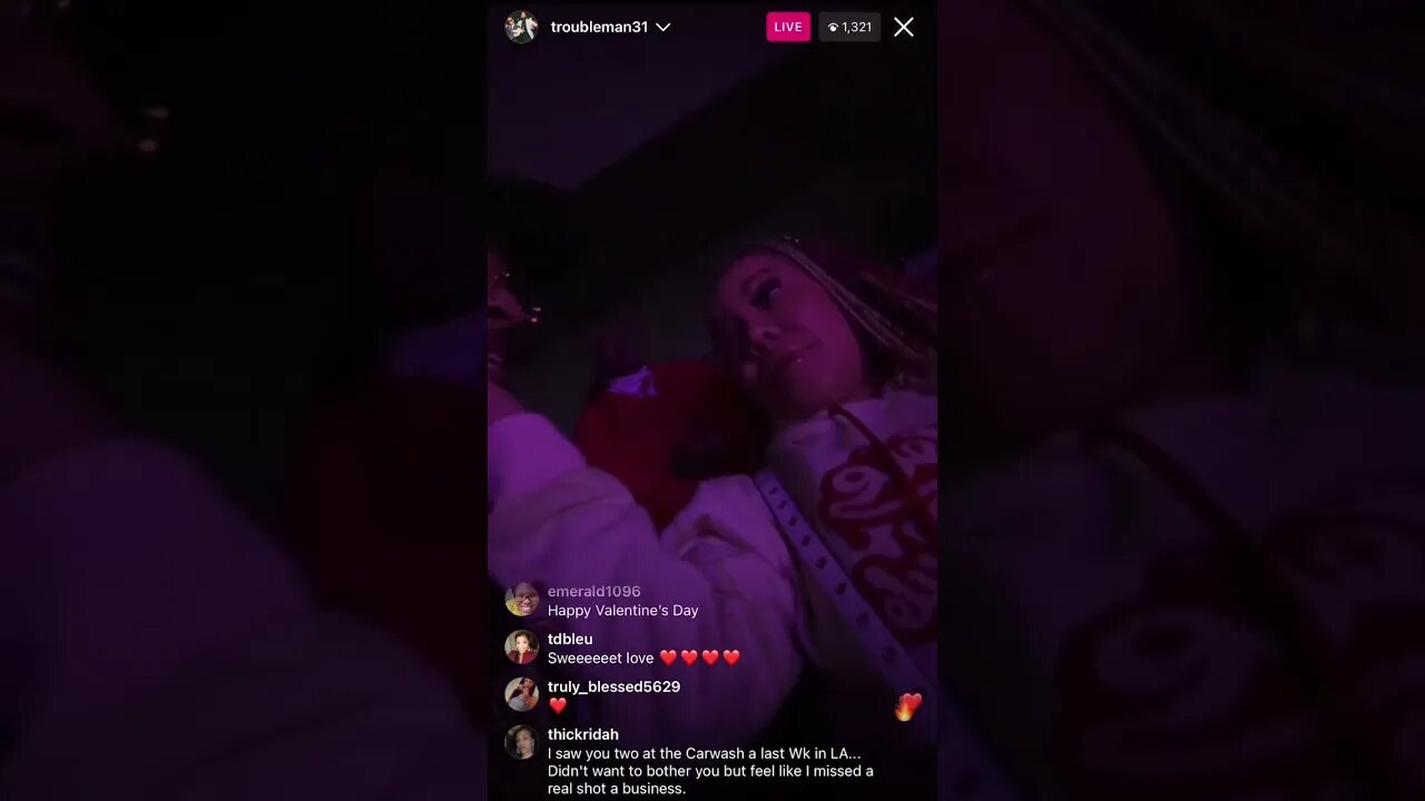 T.I. (TroubleMan31) Showing His Wife Tiny A Good Time For Valentine Day On IG LIVE (14-02-23) pT.2