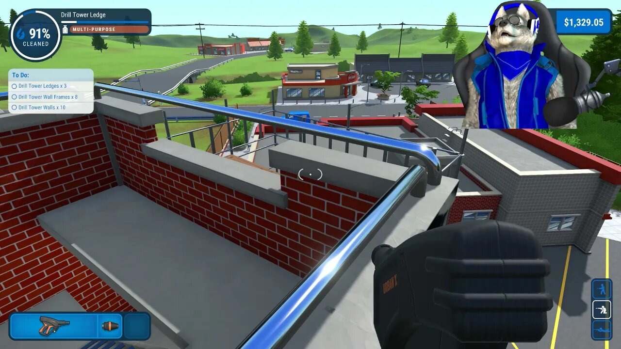 Firehoue Drill House Scrubbed and Grandpas Racecar Sparkling - Power Wash Simulator