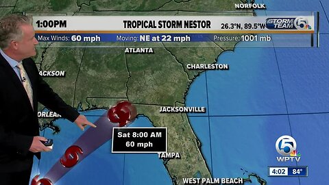 Steve Weagle discusses Nestor's impact on Florida