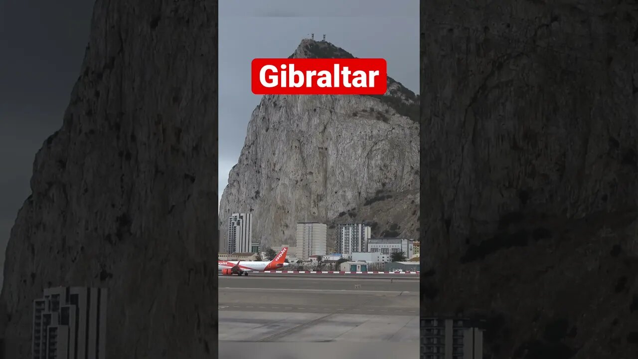 Reverse Thrust easyJet at Gibraltar #shorts