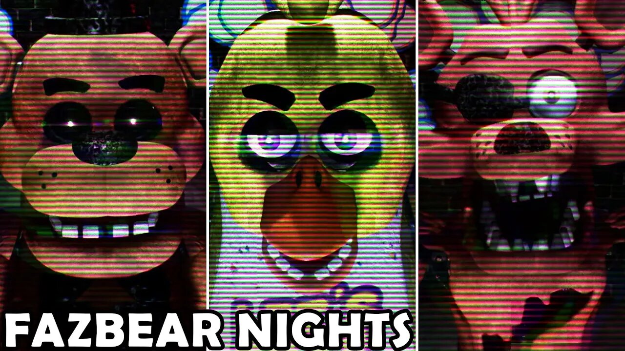 Fazbear Nights - Extras Mode, All Animatronics