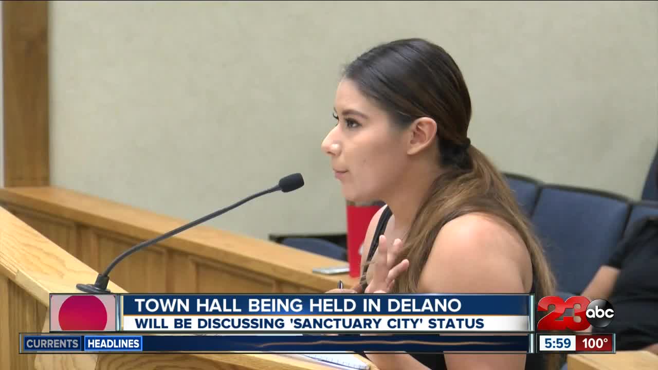 City of Delano holds town hall about new sancuary city status