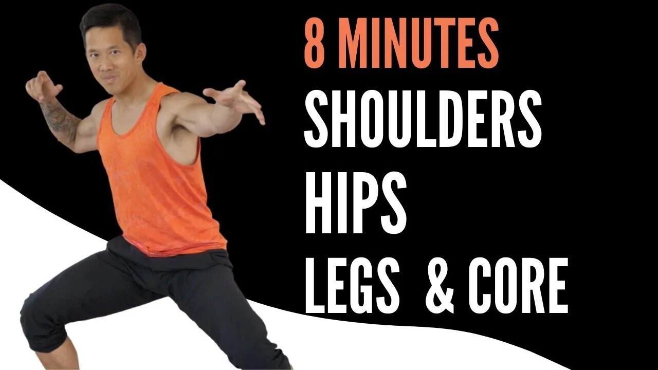 Hip and Shoulder Exercises - 8 Minute Home Home Workout