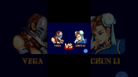 Vega vs Chun-Li #streetfighter #retrogaming